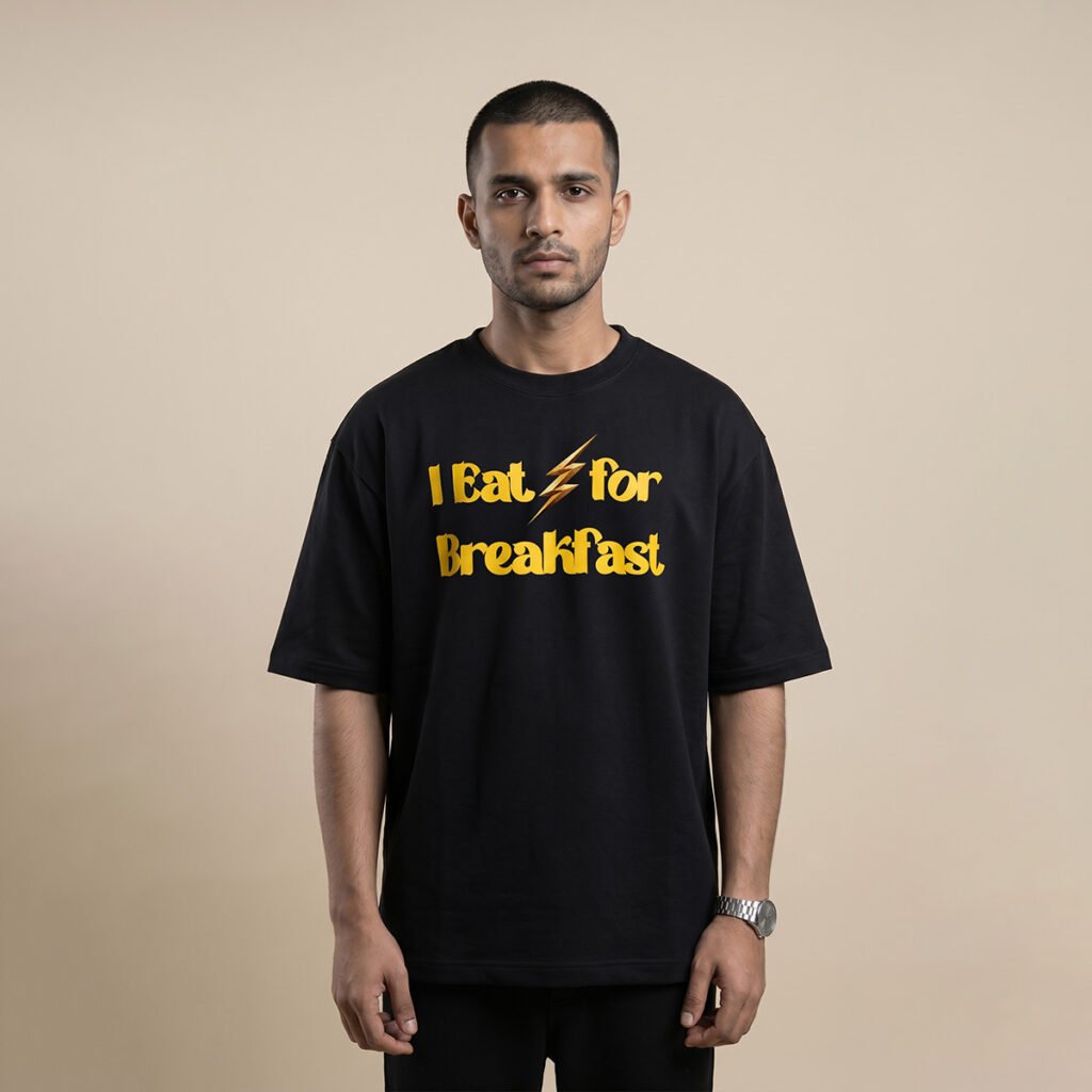 Tiger Instinct Oversized T-Shirt – 240 GSM Premium Cotton Streetwear Tee