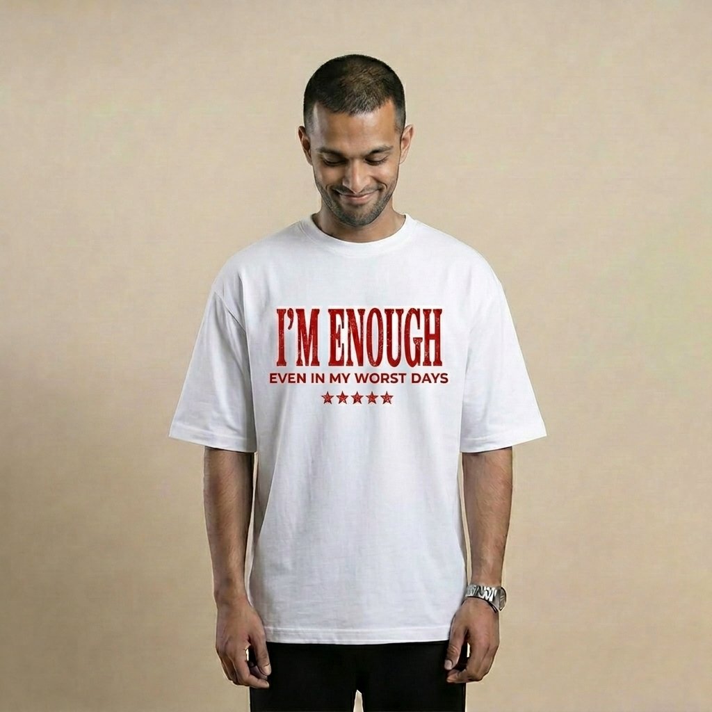 I'm Enough oversized tee