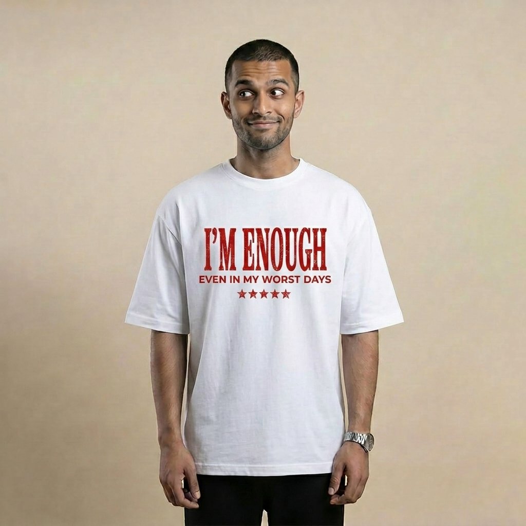 I’m Enough oversized T-shirt
